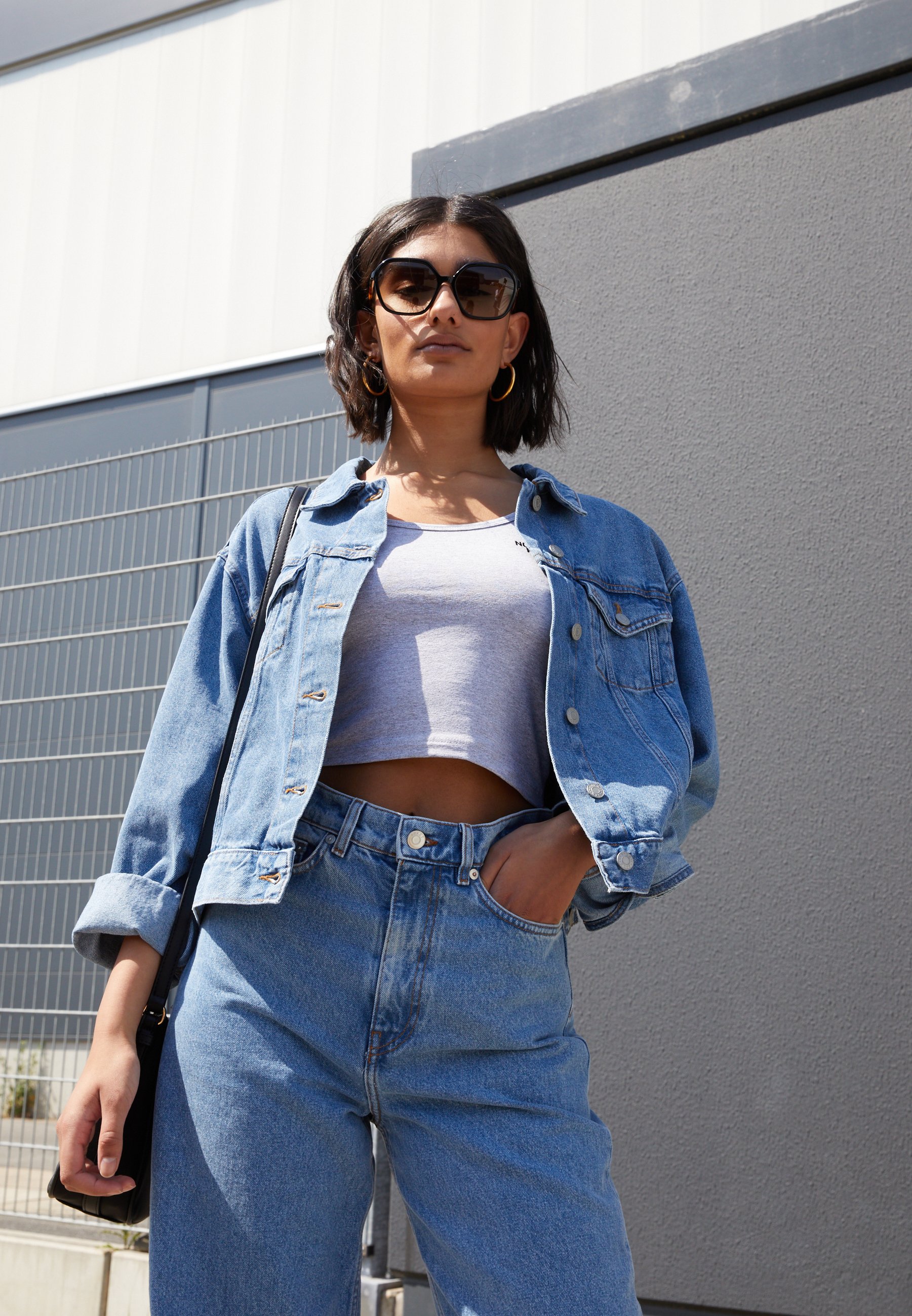 JJXX RELAXED JACKET - Chaqueta vaquera - light blue denim/azul claro -  Zalando.es