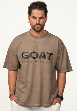 T-Shirt print - taupe