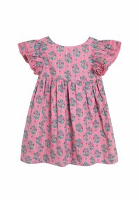 JoJo Maman Bébé - Vestido informal - pink bouquet sparkle Imagen en miniatura 1