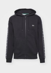 TAPE - Felpa con zip - black