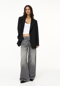 PULL&BEAR DOUBLE-BUTTON  - Blazer - black