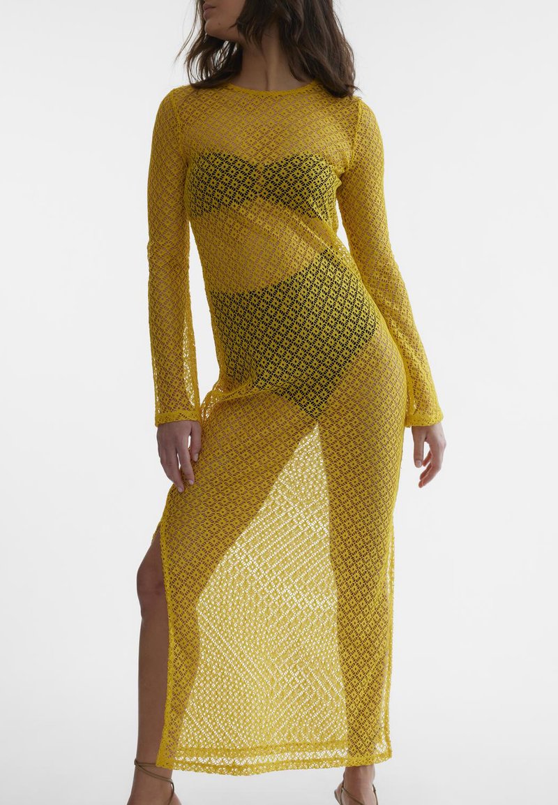 SOMETHINGNEW - CHRISSY MAXI DRESS  - Maxikleid - spicy mustard, Vergrößern