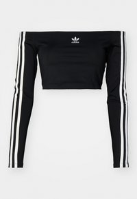 ADICOLOR OFF SHOULDER LONG SLEEVE LONG-SLEEVE - Top dugih rukava - black