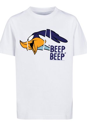 LOONEY TUNES ROADRUNNER BEEP BEEP - Print T-shirt - white