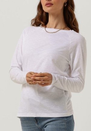 Coster Copenhagen Tops ar garām piedurknēm - gebroken wit