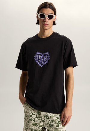 Vans, BARBED HEART  - T-Shirt print - black