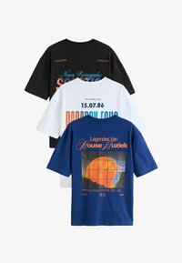 Niet geselecteerd, black white blue