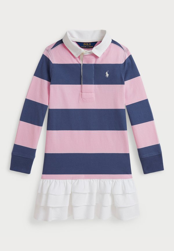 WOVEN SKIRT STRIPED COTTON RUGBY DRESS - Day dress 1