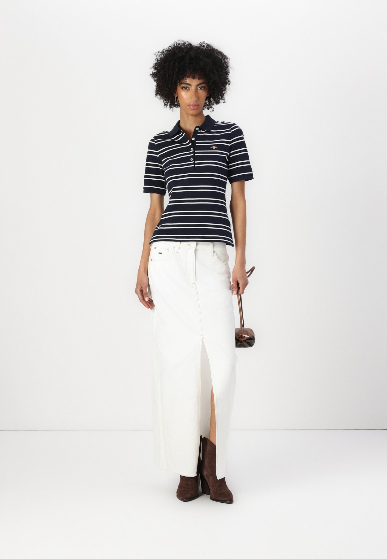 SLIM STRIPE SHIELD POLO