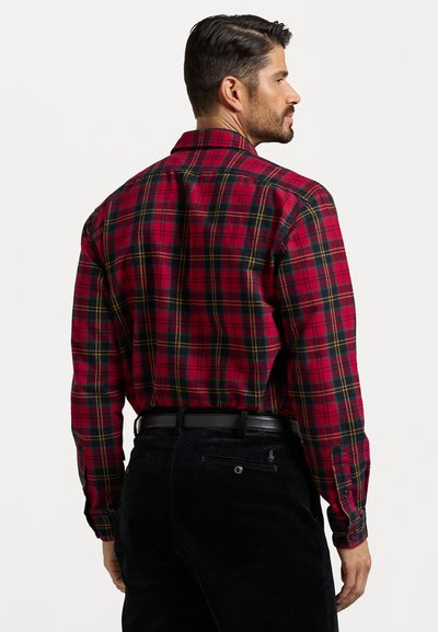 Polo Ralph Lauren Big & Tall BRUSHED OXFORD WORKSHIRT - Camicia - red/black multi