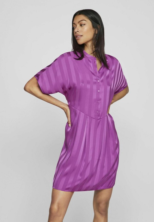 KURZARM - Blusenkleid - cattleya orchid