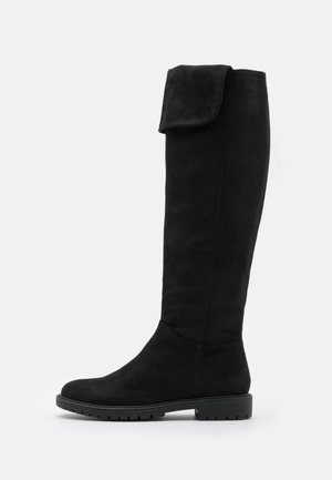 Over-the-knee boots - black