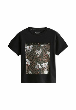 CREW  - T-shirt med print - black capso rika