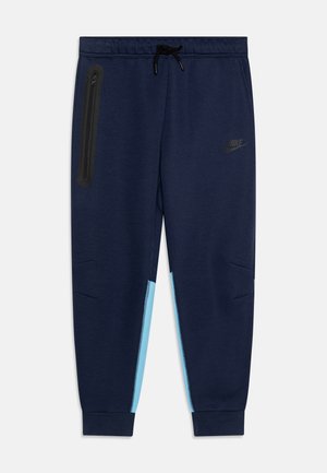 TECH FLEECE PANT - Trainingsbroek - midnight navy/aquarius blue/black