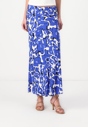 YASSAVANNA LONG SKIRT - Maxiskjørt - star white/dazzling blue