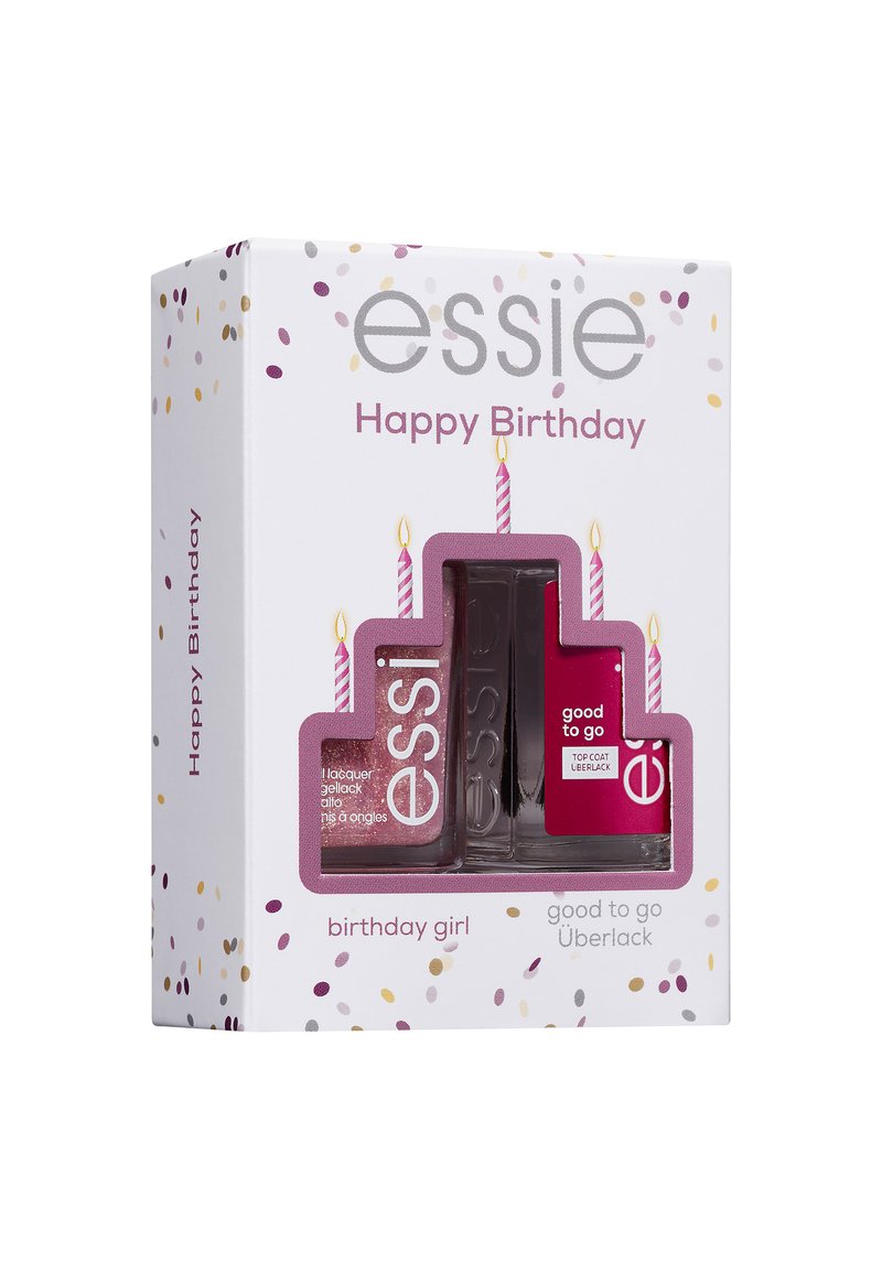 Essie NAILPOLISH GIFT SET NagelpflegeSet happy birthday/pink
