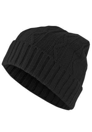 CABLE FLAP - Beanie - black