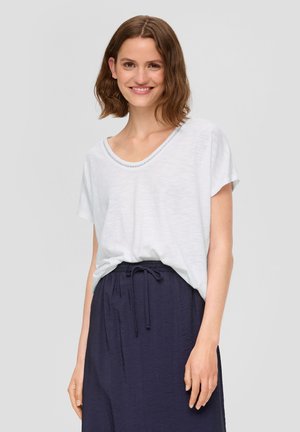 s.Oliver Print T-shirt - weiß