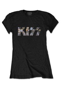 Paradiso Clothing KISS DIAMANTE CLASSIC LOGO - Print T-shirt - black