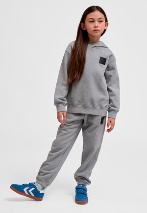 Hummel CLEAN - Kapuzenpullover - grey melange