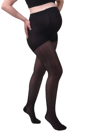 SEMI TRANSPARENT MEDIUM COMPRESSION - Collants - black