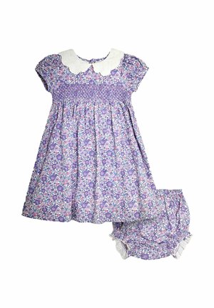 REGULAR FIT - FLORAL BRODERIE COLLAR SET - Hverdagskjole - lilac