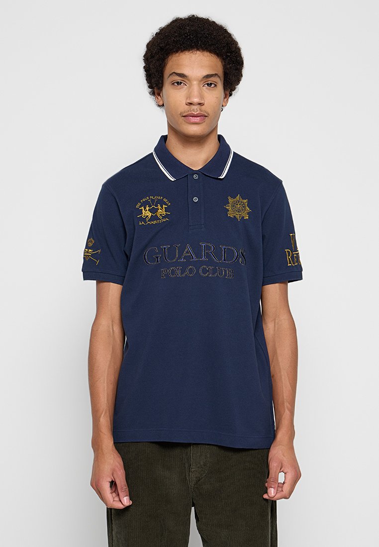 LA MARTINA Poloshirt donkerblauw