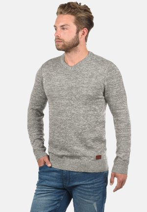 Blend BHDANSEL - Strickpullover - light grey