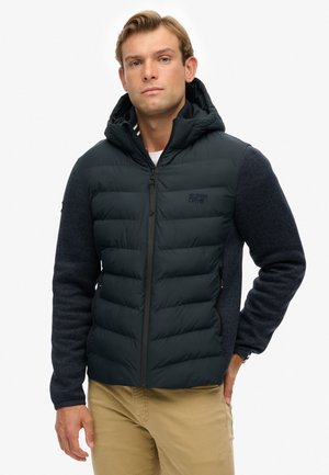 Superdry & Co HOODED STORM HYBRID - Vinterjakker - eclipse navy