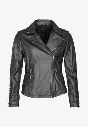 Maze Nahkatakki - black