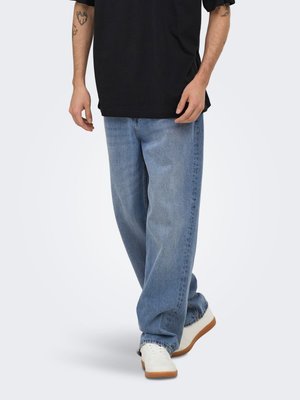 Only & Sons, ONSFADE BOX - Jean large - light blue denim