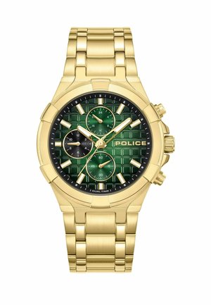 QUARZ GUARDIAN - Chronograph watch - gold-coloured/grün