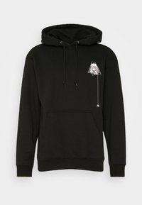 HUF TANGLED WEBS HOODIE - Sportinis megztinis - black