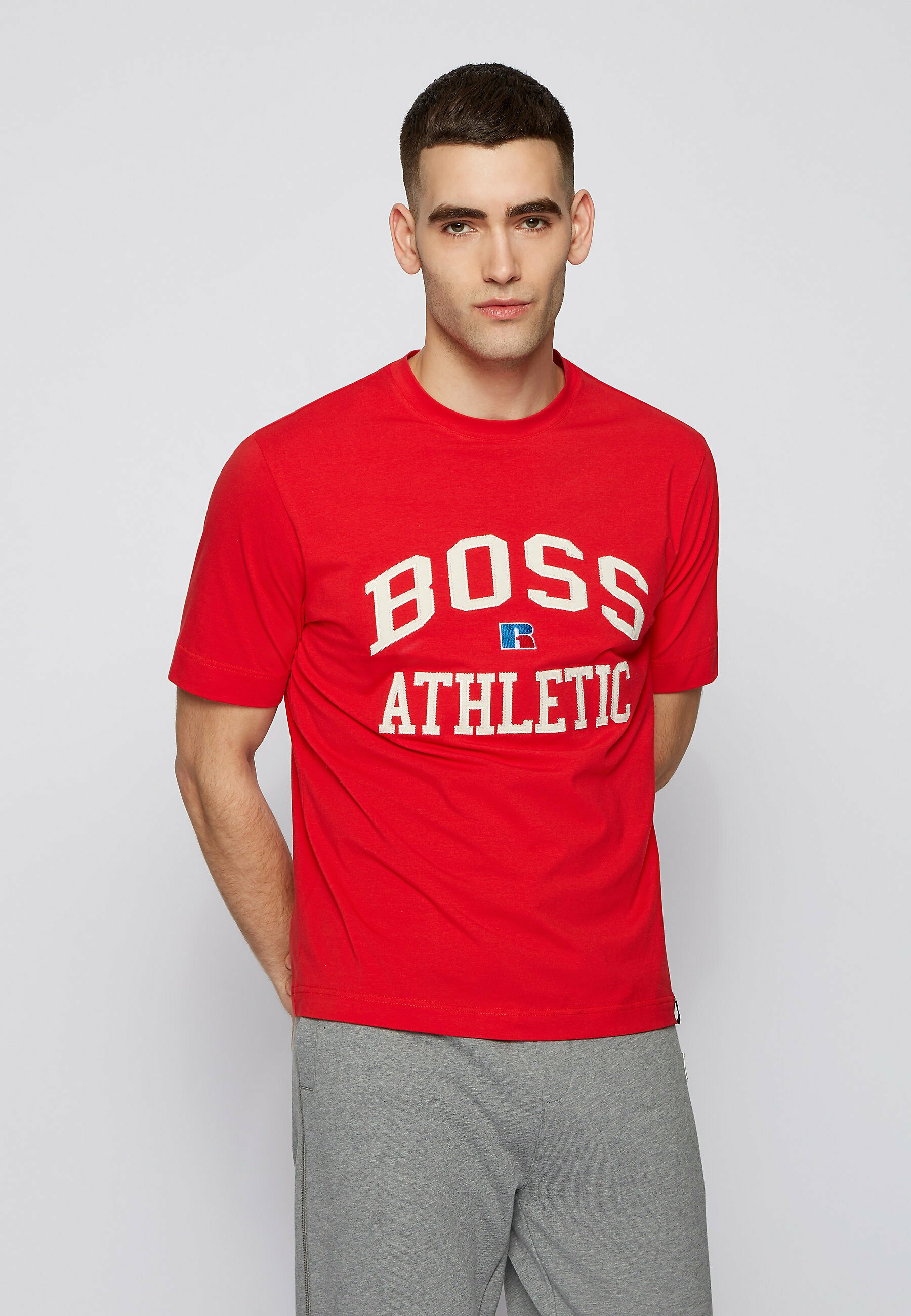 BOSS T-Shirt print - red/rot - Zalando.de