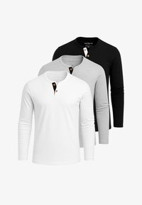 Unausgewählt, white light grey melange black