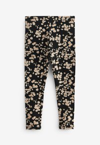 Next ANIMAL PRINT - Leggings - Byxor - black white daisy