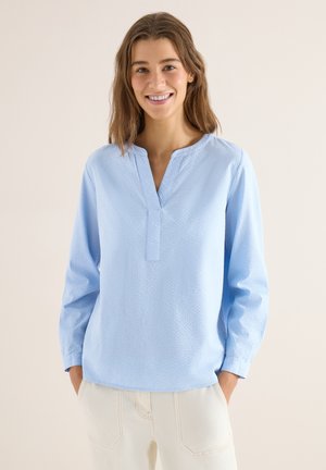 IN UNIFARBE - Blouse - blau