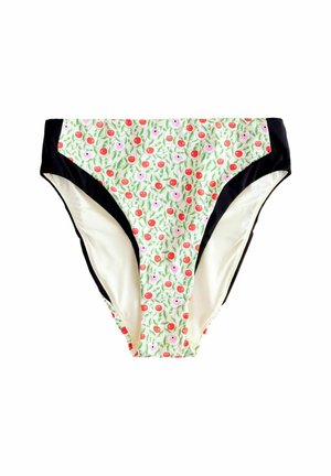 HIGH LEG - Bikini bottoms - ecru cherry