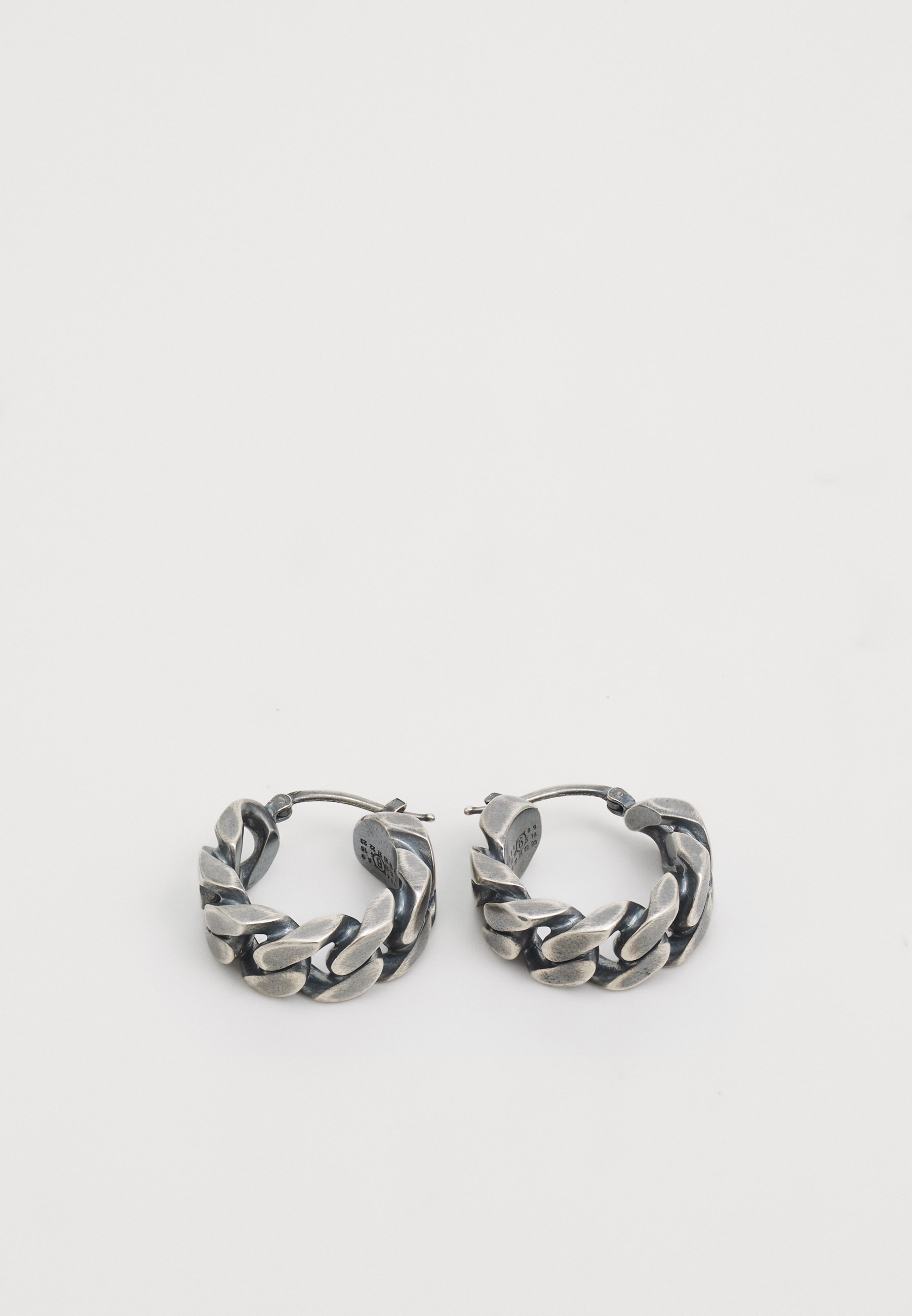 【関税&送料込】Maison Margiela Earrings Maison Margiela スターリングシルバー Double Curb Link ピアス