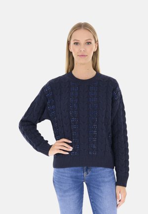 Guess, MAGLIONE - Maglione - blue