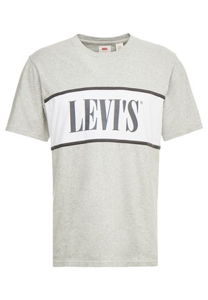 T-shirt imprimé - mottled grey