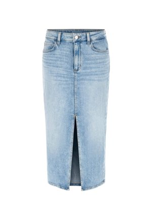 Guess MITTELLANGER - Pencil skirt - himmelblau