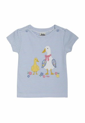 LLAMA APPLIQUÉ - REGULAR FIT - Camiseta estampada - blue duck