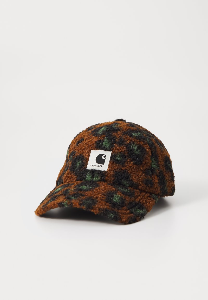 Carhartt WIP ORLA UNISEX - Cap - camo leo jacquard/ tamarind/ black