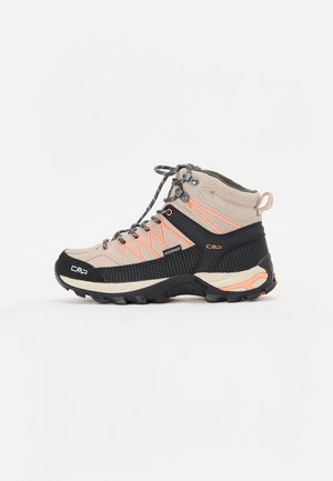 RIGEL MID TREKKING - Hiking shoes - sabbia/salmone