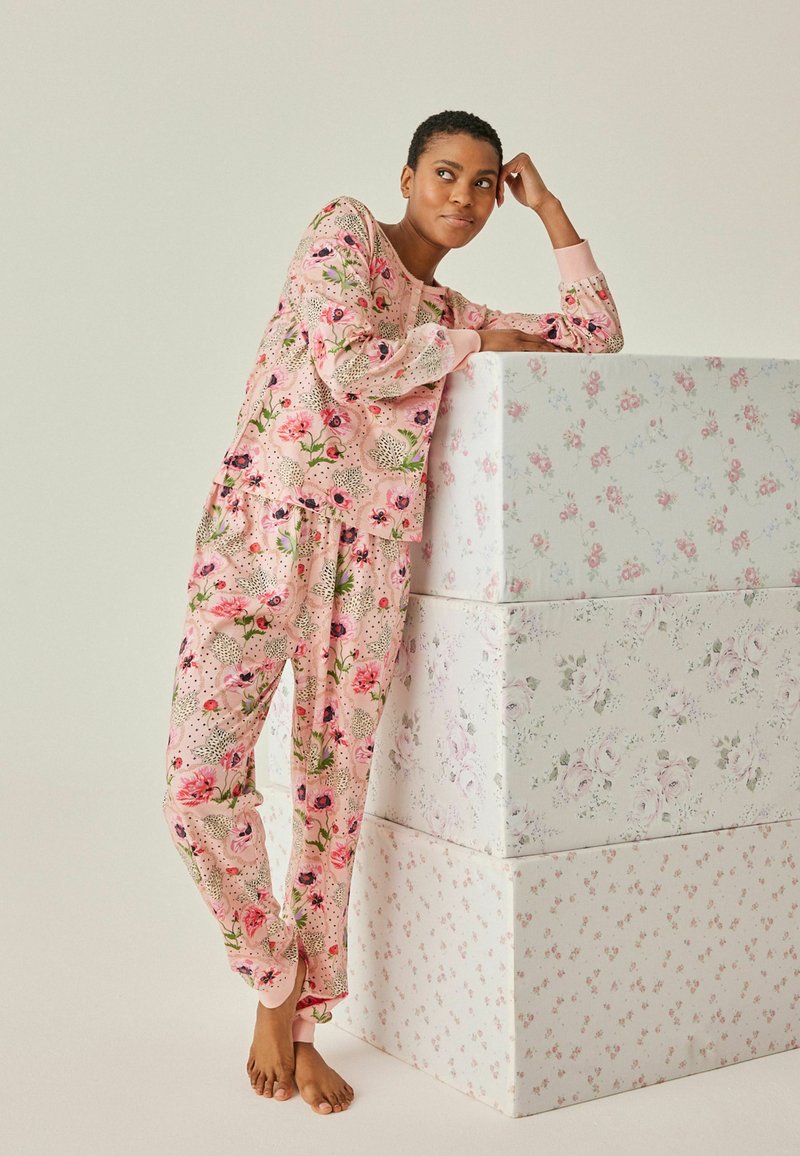 Cath Kidston HENLEY - REGULAR FIT SET - Pidžamas - pink floral print