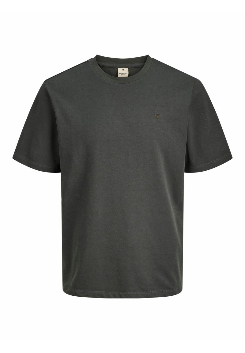 JACK & JONES Maglietta Uomo Kaki Con Logo – Cotone 100% Manica Corta