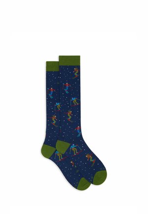 LUNGHE FANTASIA SCIATORI - Calzettoni - blue
