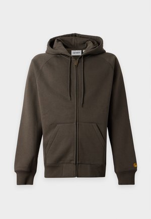 Carhartt WIP, HOODED CHASE - Sweat zippé - dark green