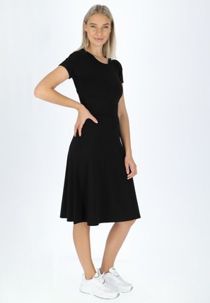 HAMPTON - Jersey dress - black